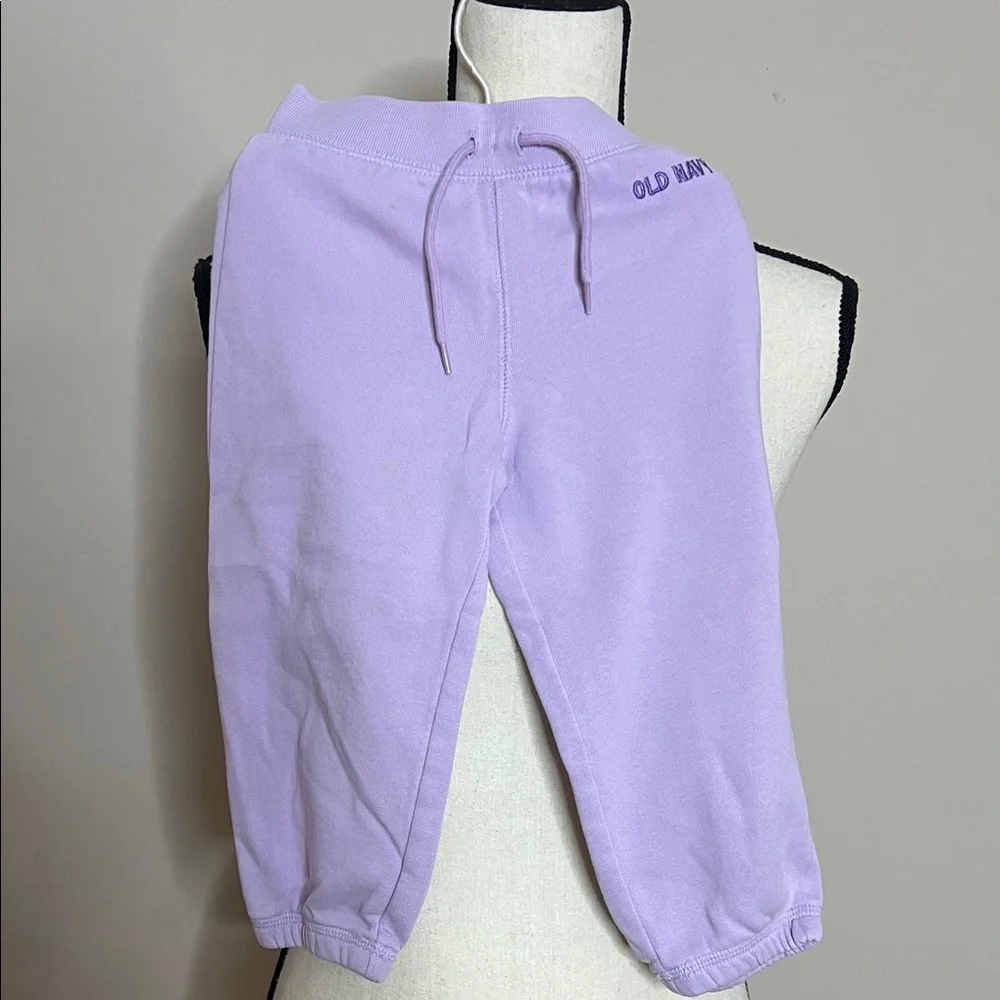 Old Navy Kids Light Purple Zip-Up Hoodie & Pants